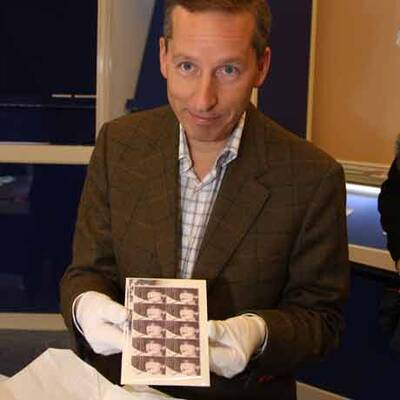 Anreise der berühmtesten Briefmarke der Welt