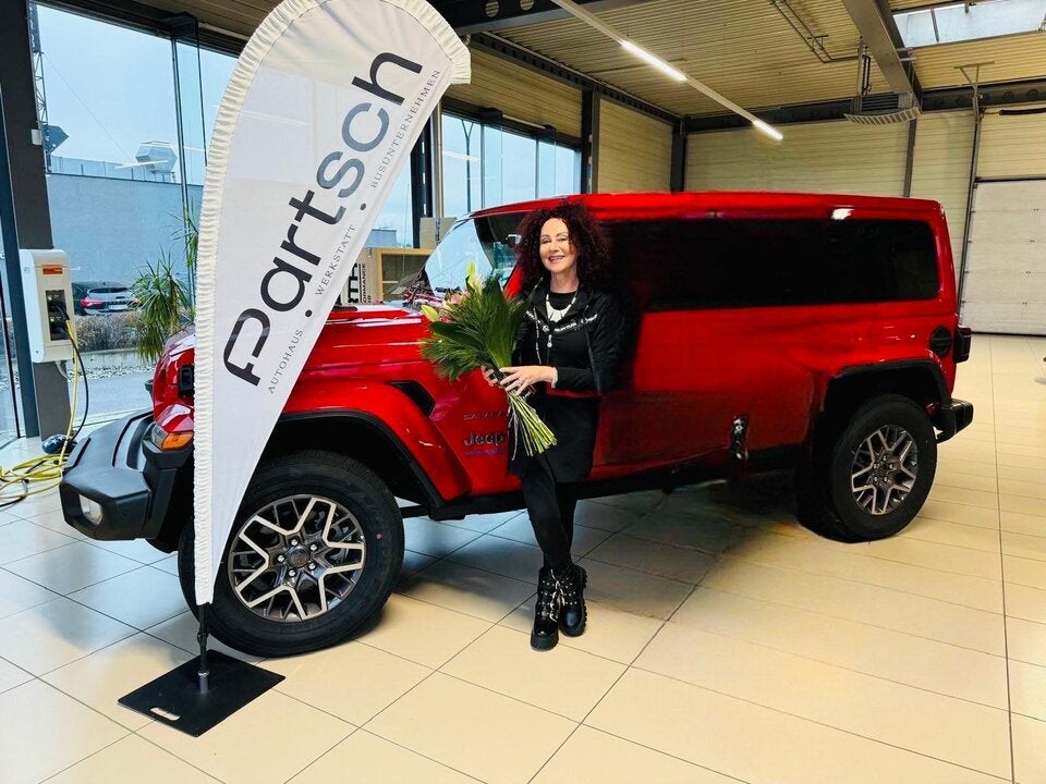 Christina Lugner mit ihrem 