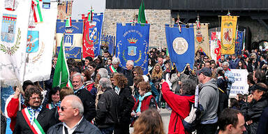 Gedenkfeier in Mauthausen