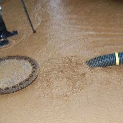 Überschwemmungen in Mauthausen