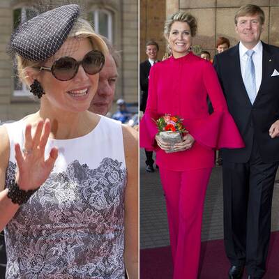 Königin Máxima strahlt bei Auslandsbesuch