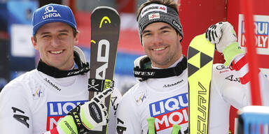 Kriechmayr & Mayer jubeln &uuml;ber Sieg