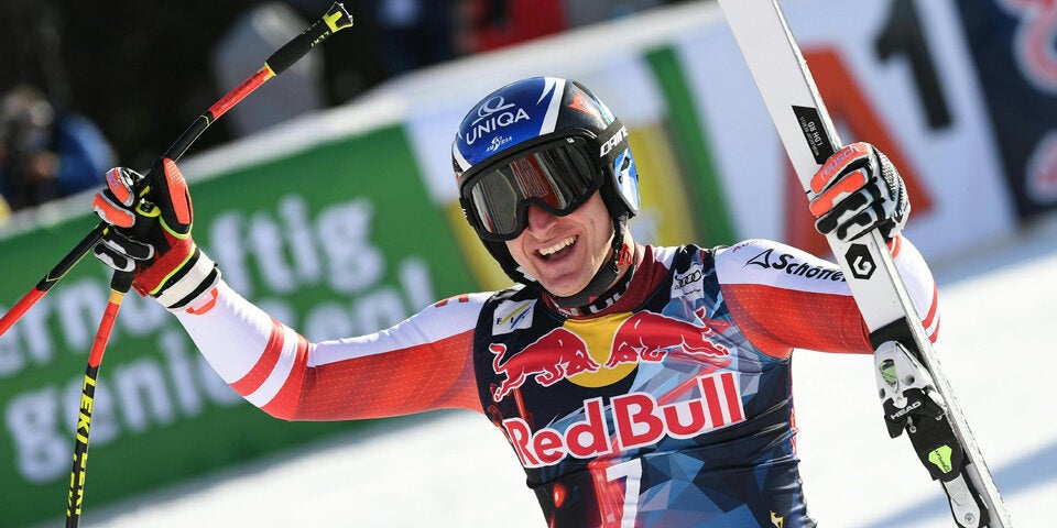 Mayer raste bei dem Ersatzrennen für Wengen auf Platz zwei