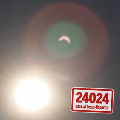 So sehen oe24-Leser die Sonnenfinsternis