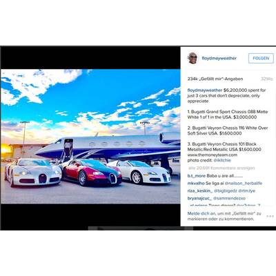 Mayweathers Protz-Fuhrpark