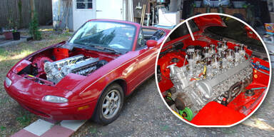 Mazda MX-5 mit 12-Zylinder-Motor