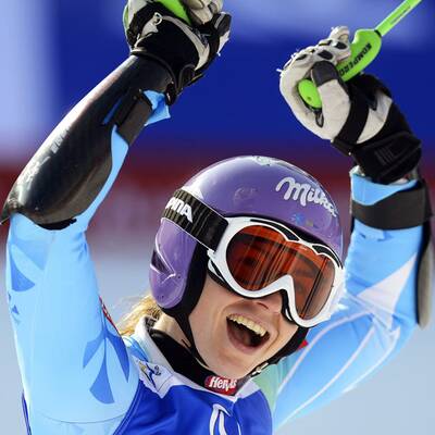 Die Bilder des Damen Riesentorlaufes