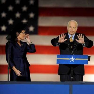 Hier gesteht McCain seine Niederlage ein