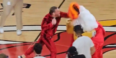 Skandal: Connor McGregor schl&auml;gt NBA-Maskottchen K.o.