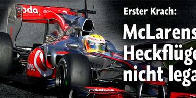 McLarens Heckflügel nicht legal?
