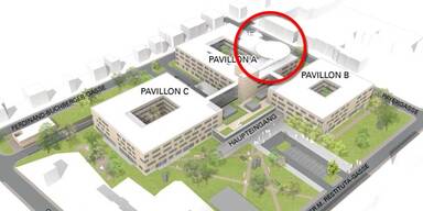 Heli-Landeplatz stürzt ein - 4 Verletzte