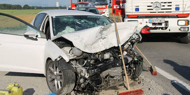 Ein Toter nach Frontalcrash in Baden