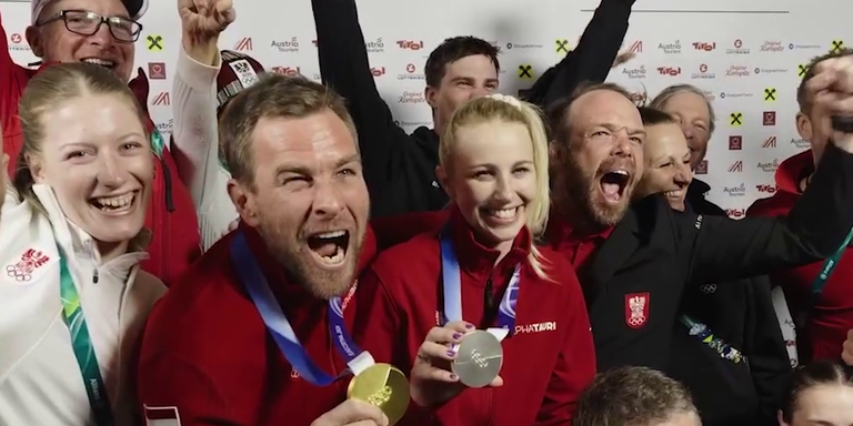 Snowboard 2026: Medaillenempfang Karl und Payer