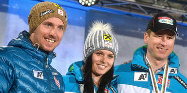 Hirscher & Co am Rathausplatz geehrt