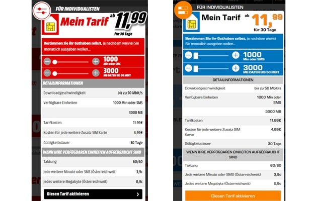 Media-Saturn: Das sind die neuen Tarife