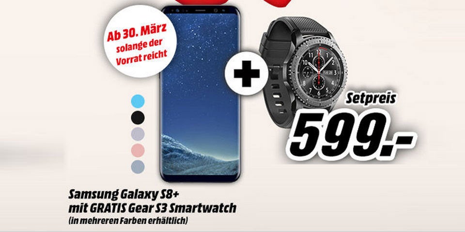 Galaxy S8+ zum absoluten Kampfpreis