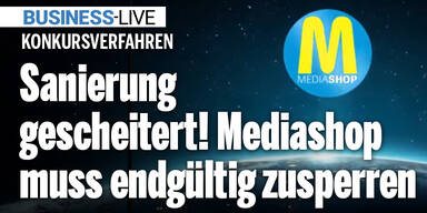 Sanierung gescheitert! Mediashop muss endgültig zusperren