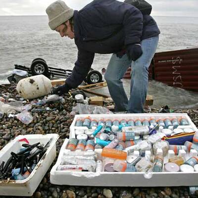 Plünderungen nach Havarie