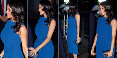 So hat Meghan ihren Babybauch versteckt