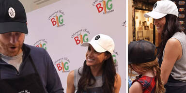 Thanksgiving: Meg und Harry werkeln mit ihren Kids f&uuml;r guten Zweck