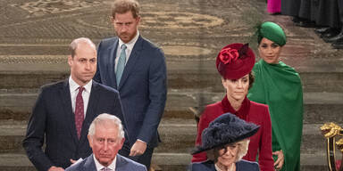Harry & Meghan: Die 5 seltsamsten Momente vom Will & Kate-Treffen