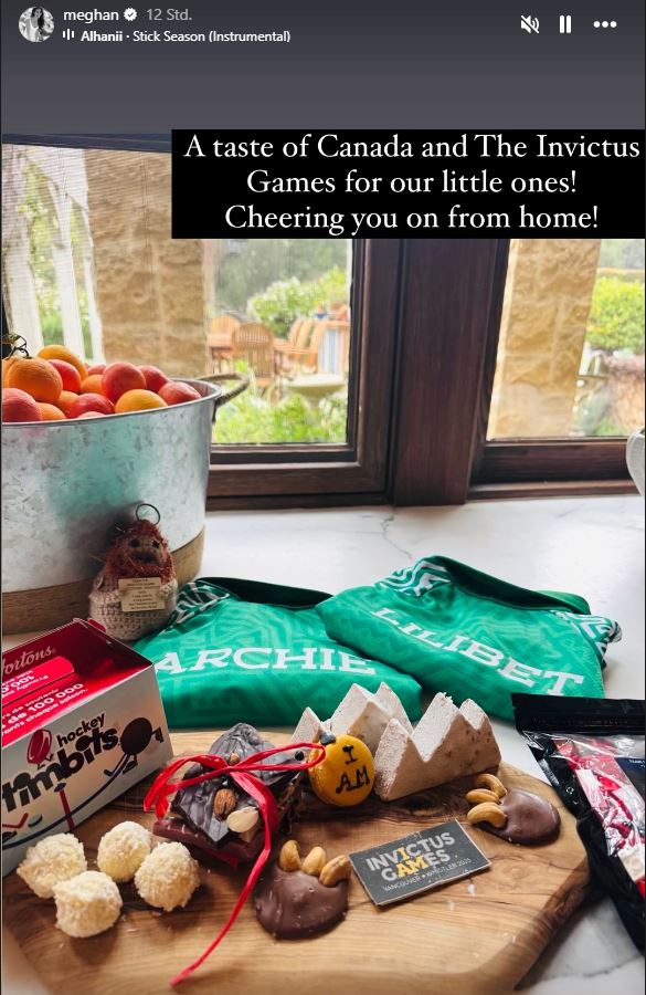 Meghan sendet Grüße