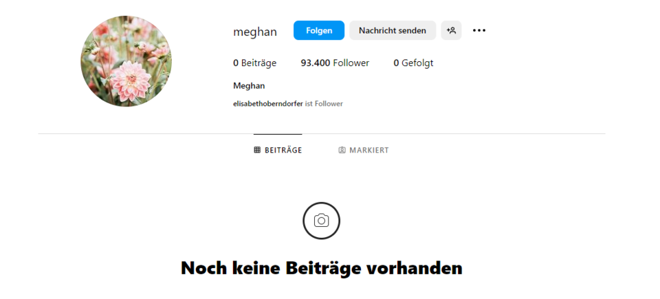 Steckt Herzogin Meghan hinter diesem Instagram-Account?