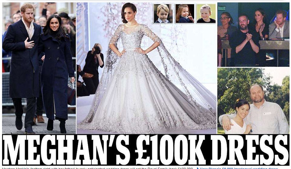 113.000 Euro: So sieht Meghans Hochzeitskleid aus