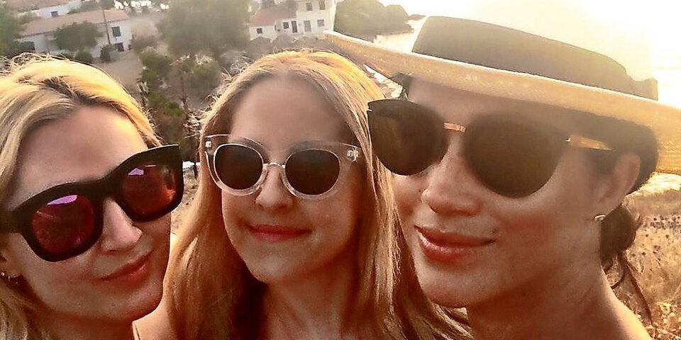 Herzogin Meghan mit Freundinnen