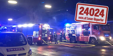 Flammen-Inferno in Wiener Autowerkstatt