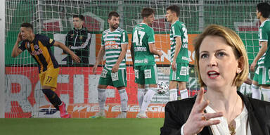 Meinl-Reisinger verh&ouml;hnt Rapid nach Debakel