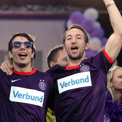 Die Bilder der Austria-Meisterfeier