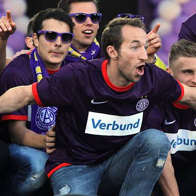 Die Bilder der Austria-Meisterfeier