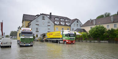 Hochwasser-Großalarm an der Donau