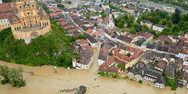 Hochwasser-Großalarm an der Donau