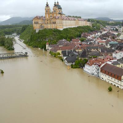 Überflutungen in der Wachau