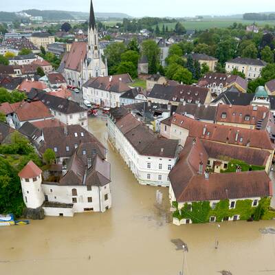 Überflutungen in der Wachau