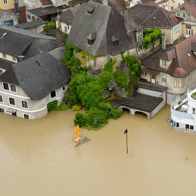 Überflutungen in der Wachau