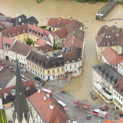 Überflutungen in der Wachau