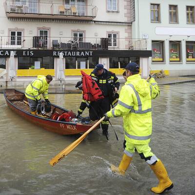 Hochwasser in Österreich