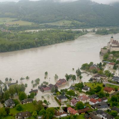 Überflutungen in der Wachau