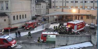 Großeinsatz bei Brand im Krankenhaus Melk