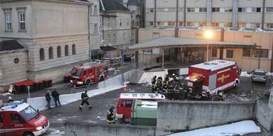 Großeinsatz bei Brand im Krankenhaus Melk