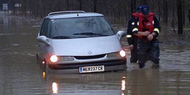 Hochwasser: Ab morgen Besserung in Sicht