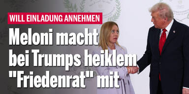 Meloni macht bei Trumps 