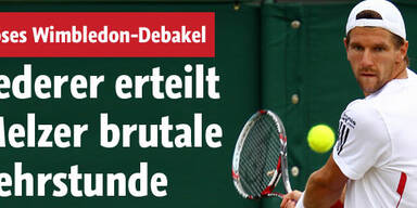 Federer verpasst Melzer Lehrstunde