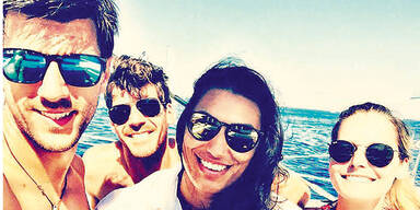 J&uuml;rgen Melzer mit  Fabienne in New York