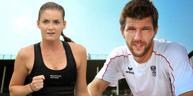 Melzer und Iveta Benesova