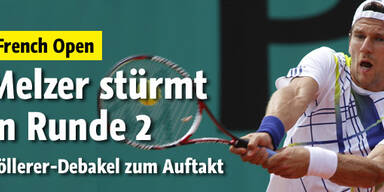 Melzer stürmt in Paris in Runde 2