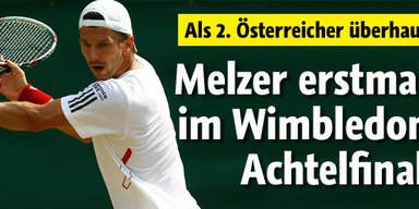 Melzer erstmals im Achtelfinale